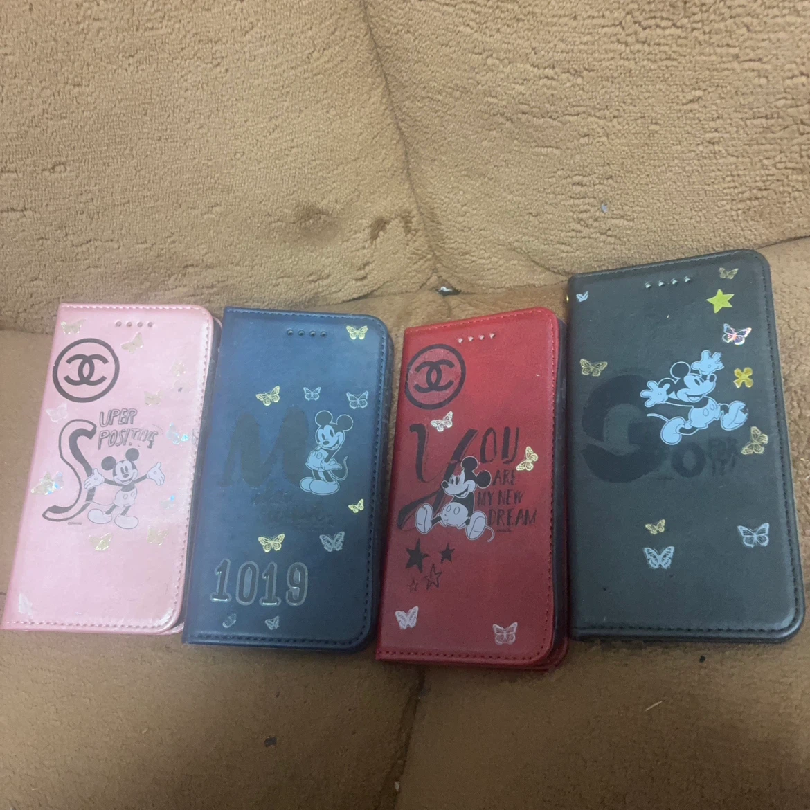 iPhone手帳型ケース4個