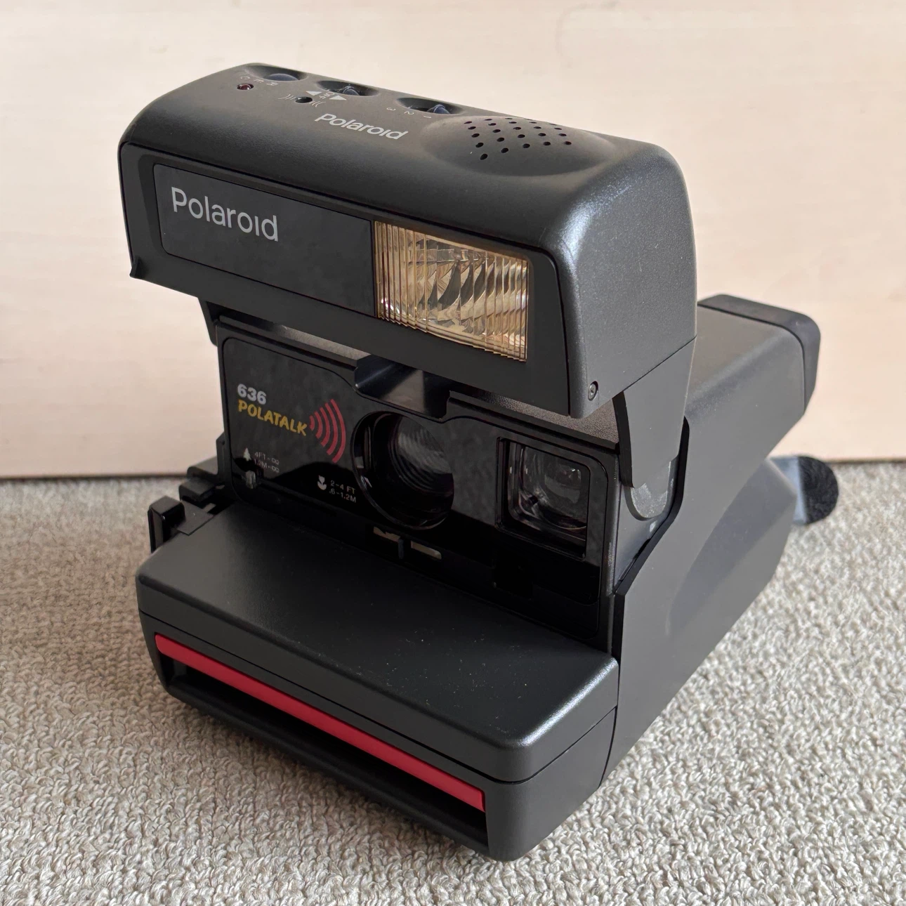 Polaroid 636 POLATALK インスタントカメラ
