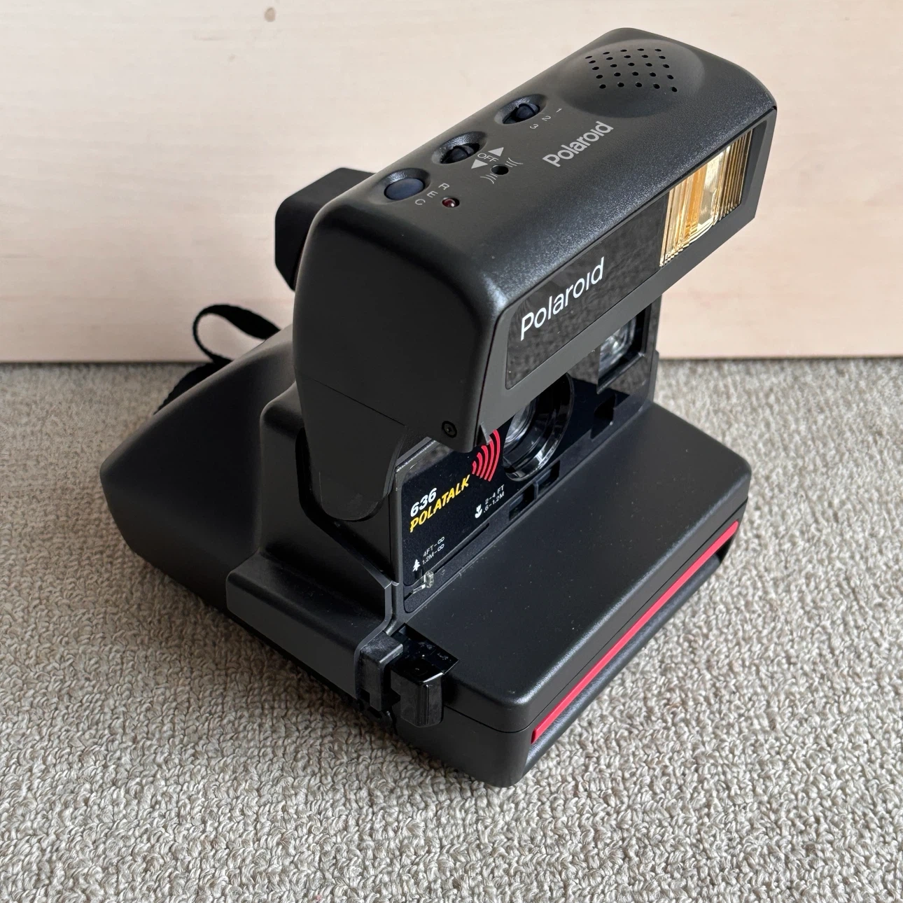 Polaroid 636 POLATALK インスタントカメラの写真2枚目
