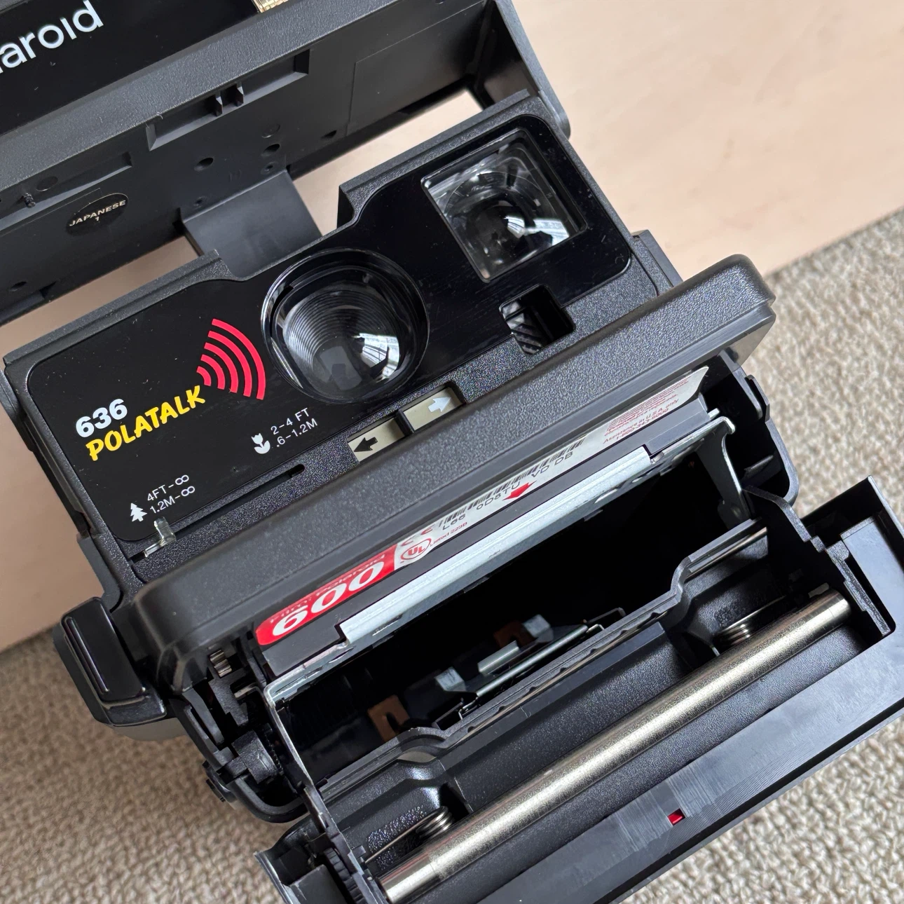 Polaroid 636 POLATALK インスタントカメラの写真8枚目