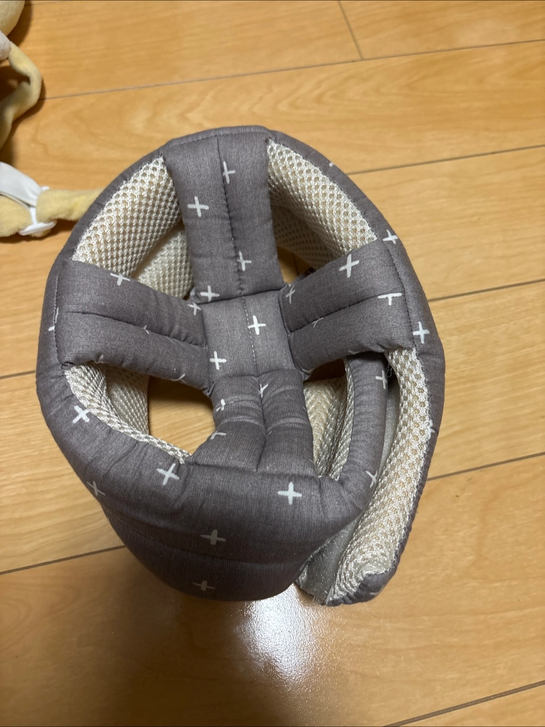 ベビー ヘッドガード 3点セットごっつん防止(ハチ・ヘルメット型)の写真2枚目