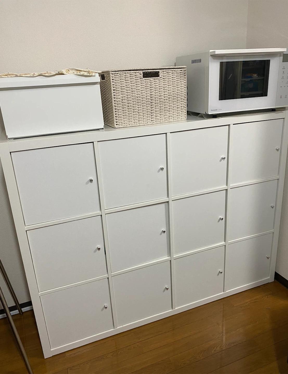 イケア カラックス シェルフユニット 扉付き