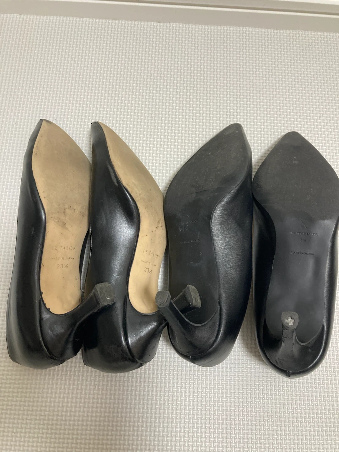 ルタロン サップン パンプス 2足セット 黒 23.5cm 、24cmの写真5枚目