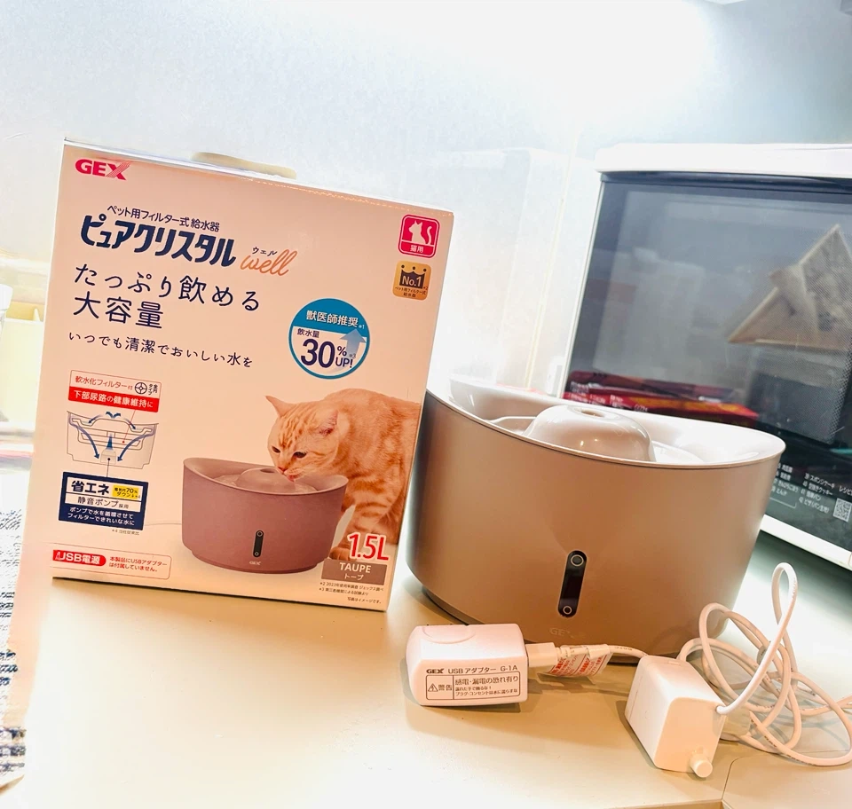 猫用 給水器 | ピュアクリスタル 1.5L 給水器の写真4枚目