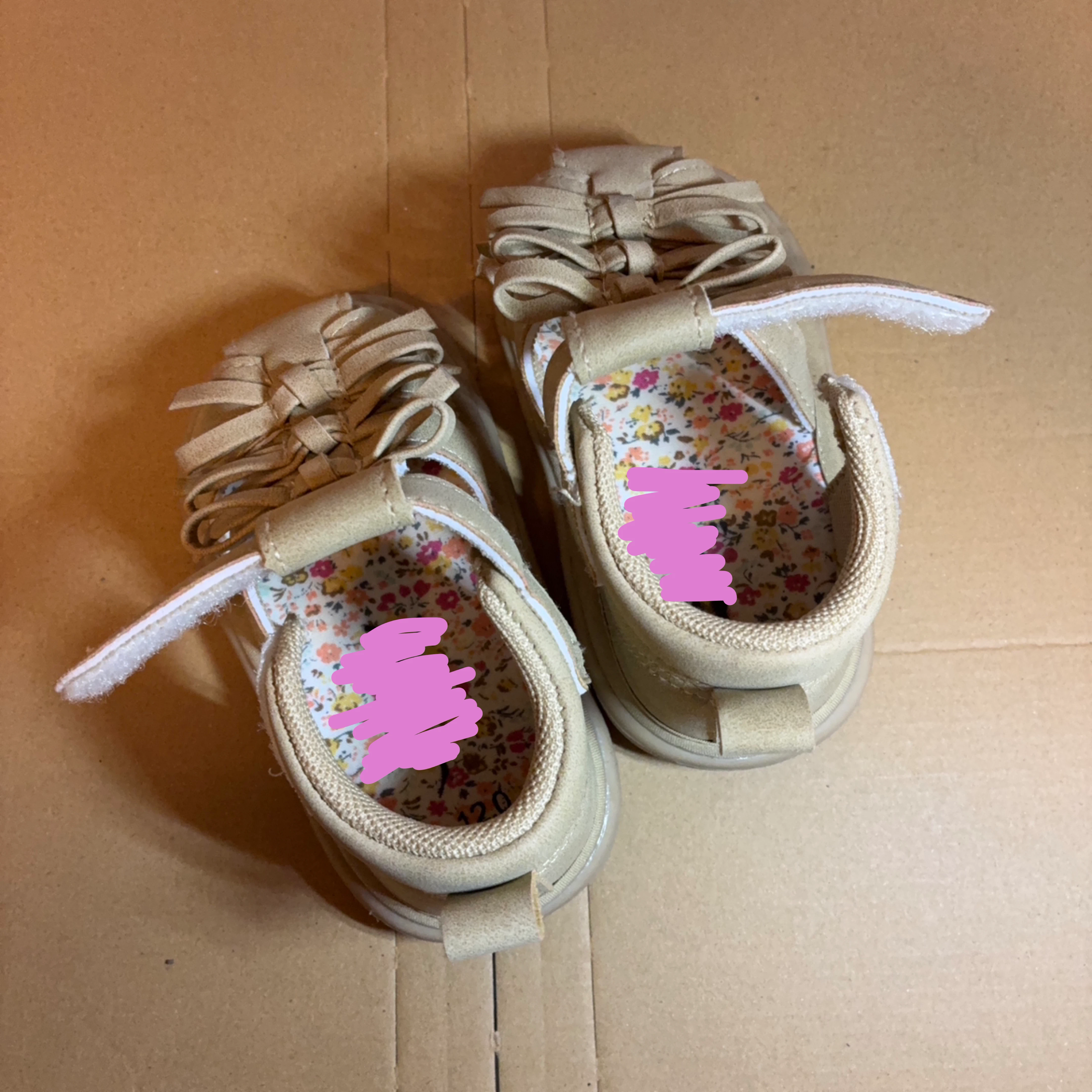 12cm サンダル　ベージュの写真3枚目