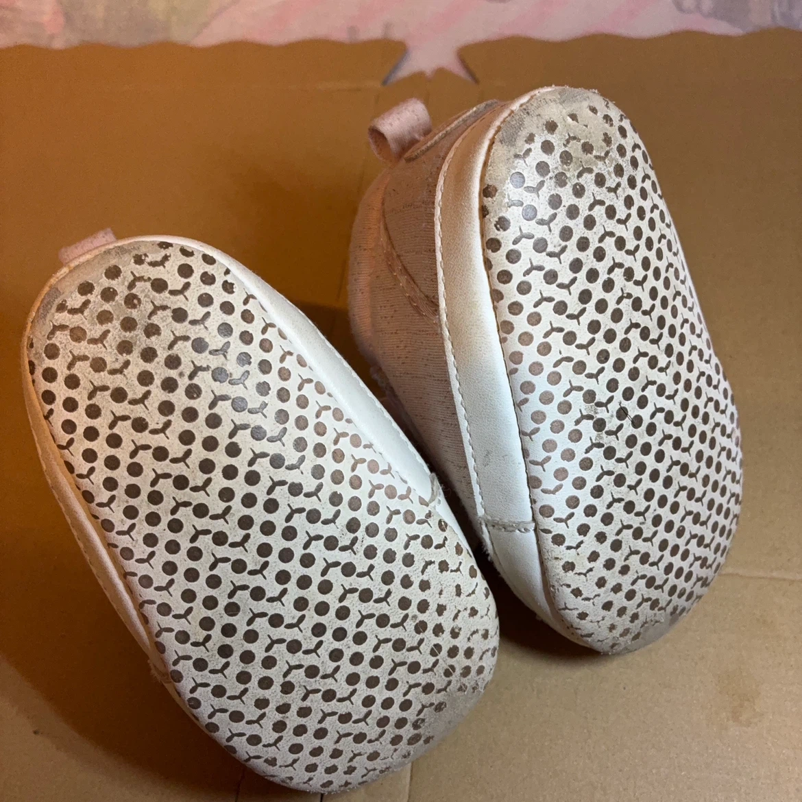 11.5cm ベビーシューズ ピンクの写真3枚目