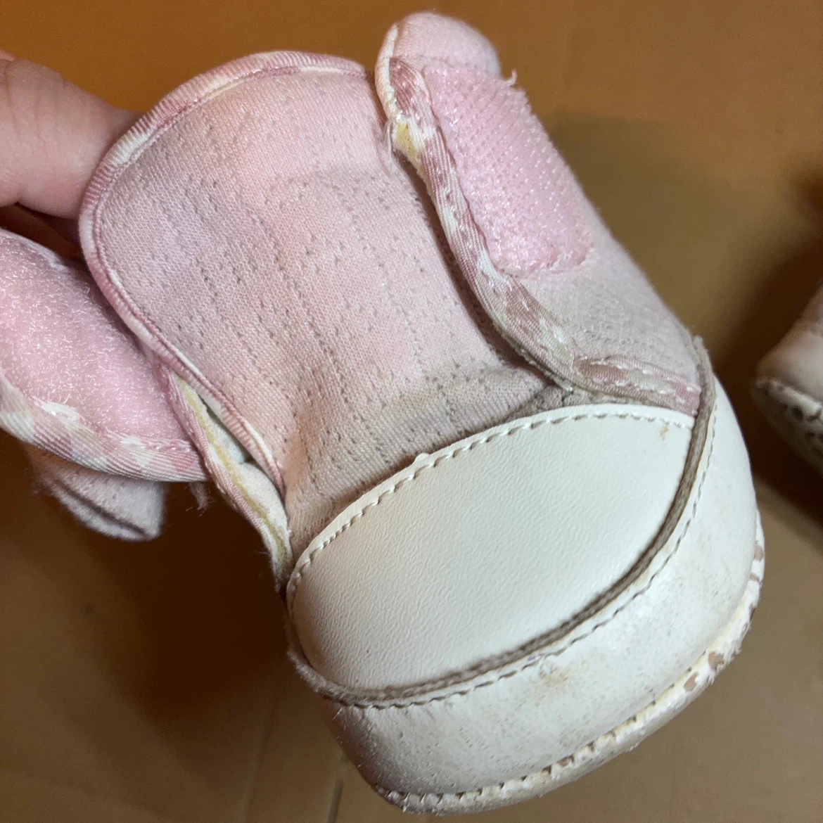 11.5cm ベビーシューズ ピンクの写真4枚目