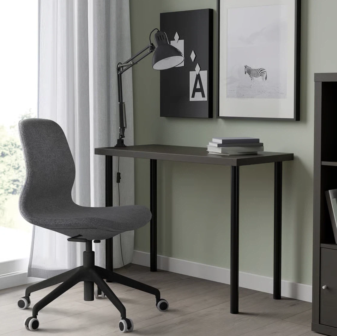 IKEA LINNMON / ADILS デスク 2台の写真4枚目
