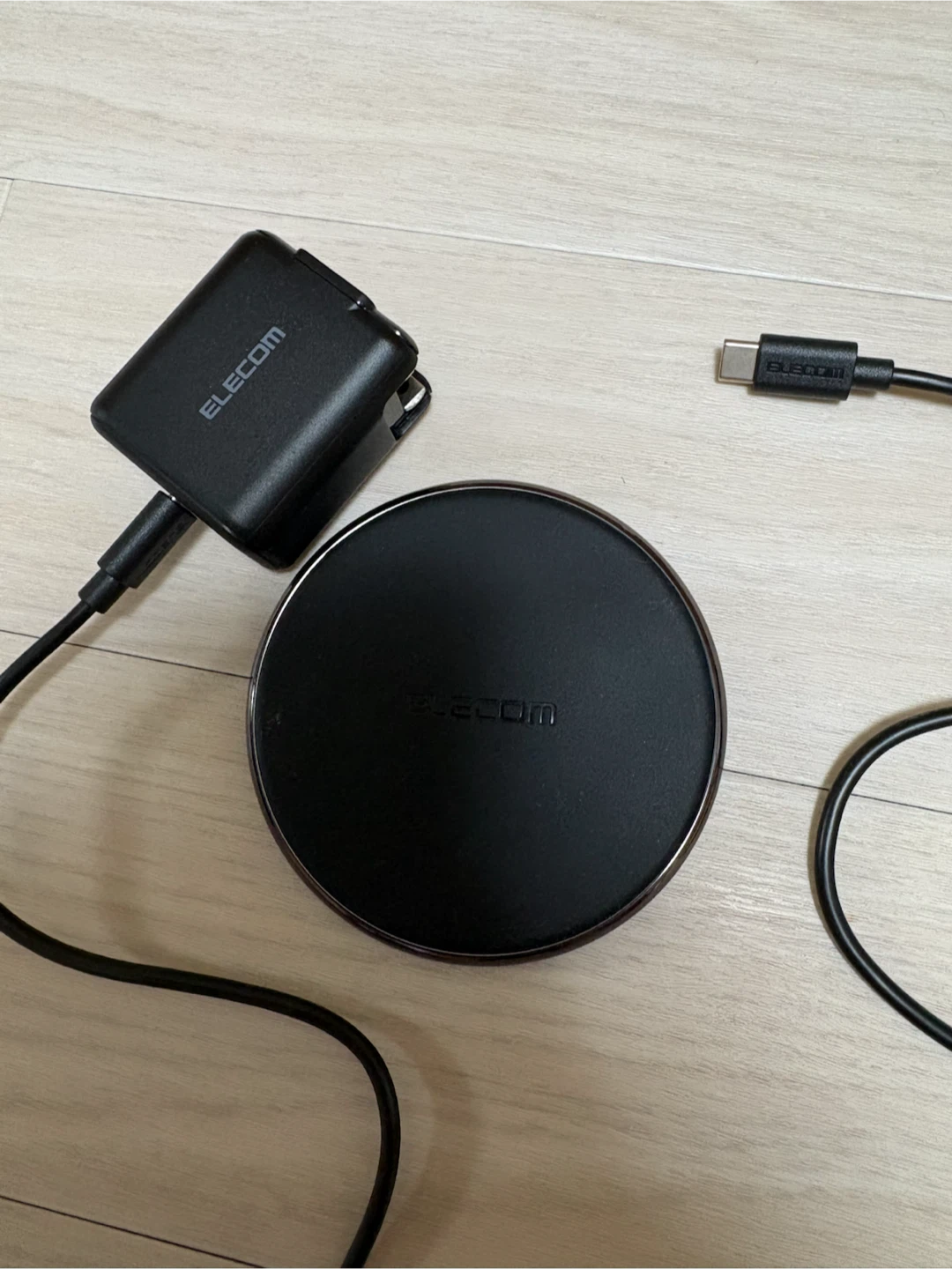 エレコム ワイヤレス充電器 ブラック