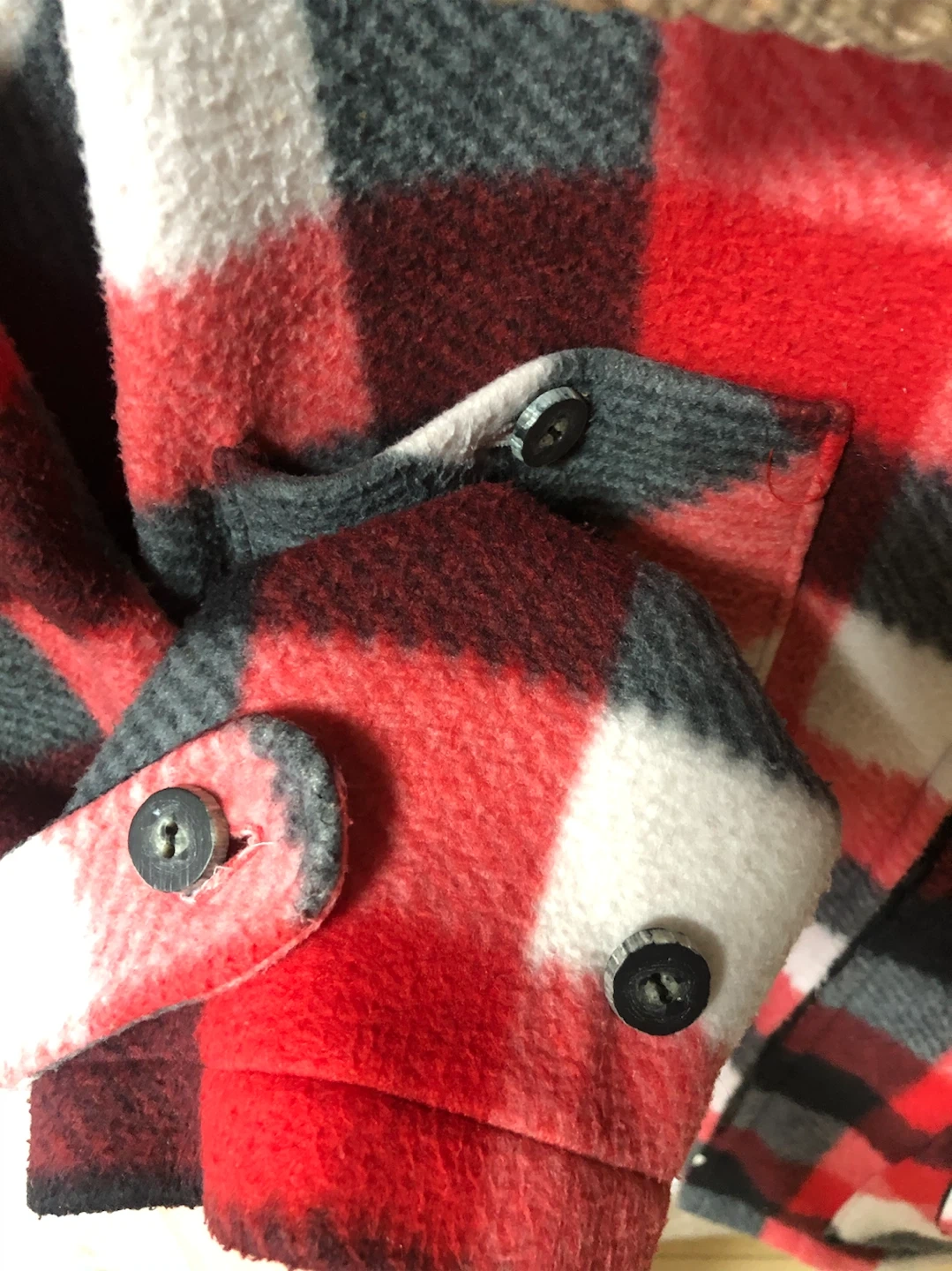 🧥✨LEVI’S リーバイス チェック フリースジャケット🌟✨の写真5枚目