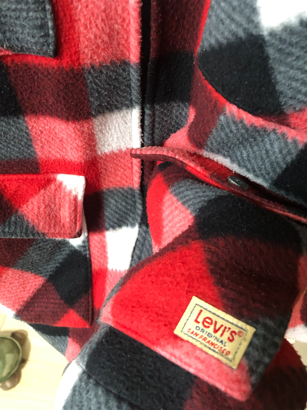🧥✨LEVI’S リーバイス チェック フリースジャケット🌟✨の写真9枚目