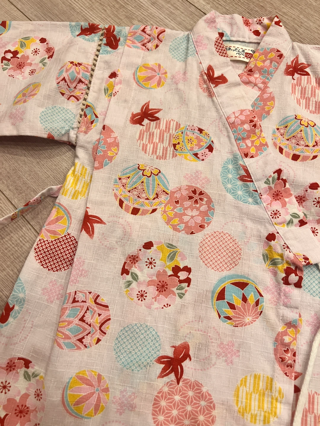 甚平 100cm 金魚柄　女の子の写真3枚目