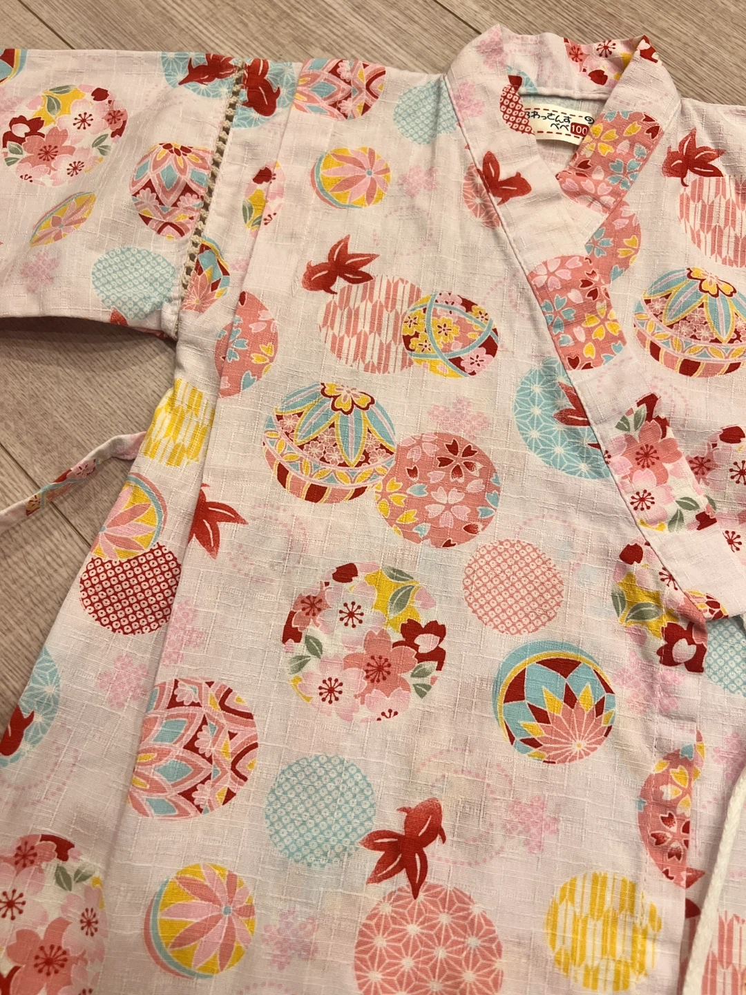 甚平 100cm 金魚柄 女の子の写真3枚目