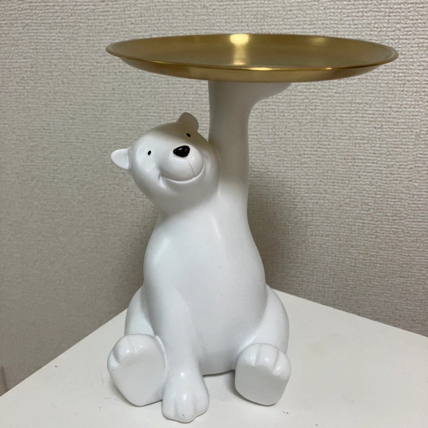 シロクマ 小物トレイ ゴールド
