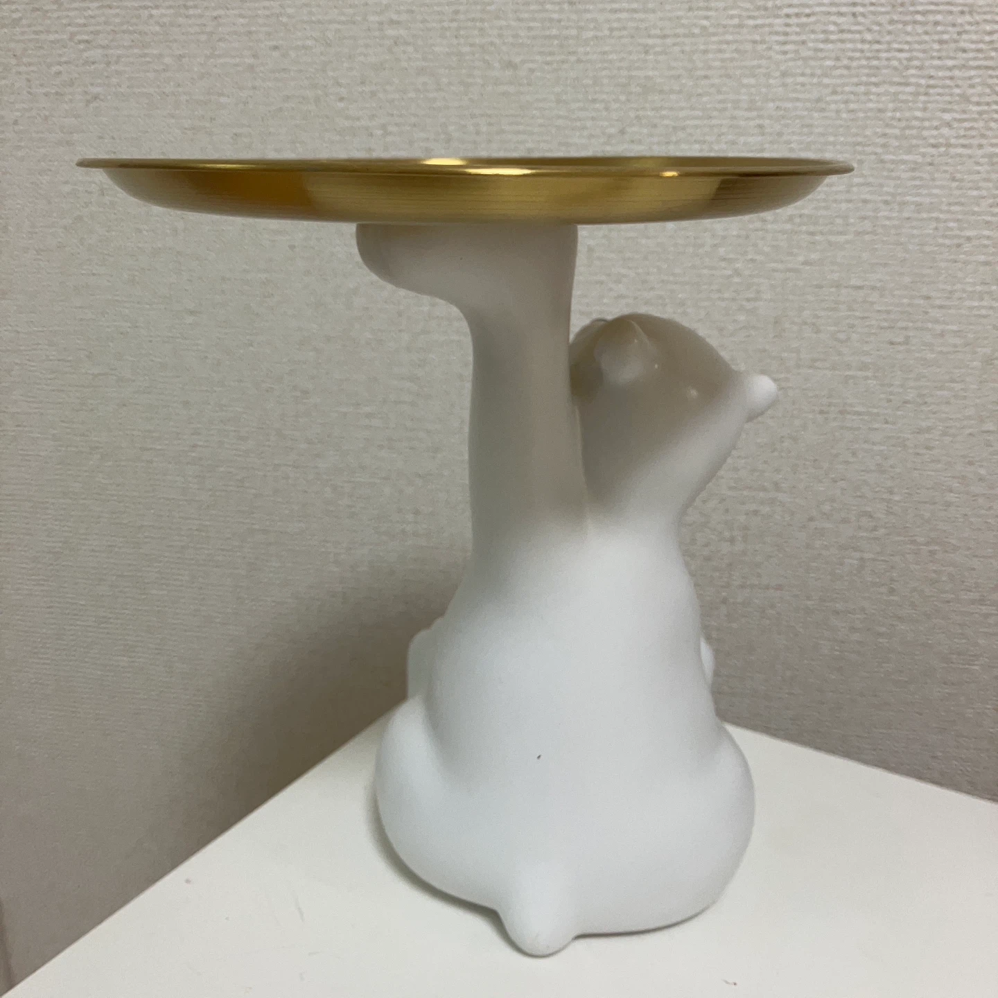 シロクマ 小物トレイ ゴールドの写真2枚目