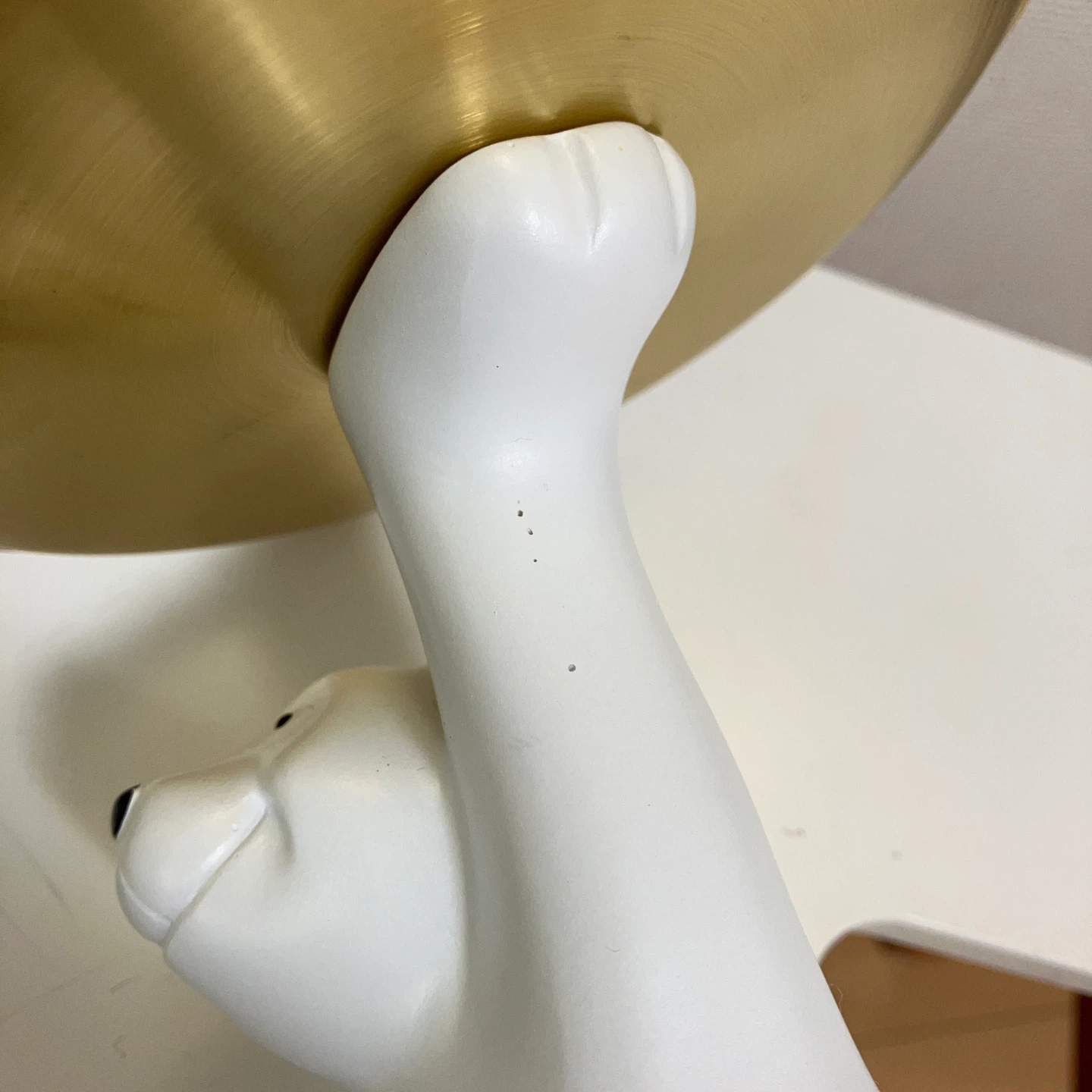 シロクマ 小物トレイ ゴールドの写真5枚目