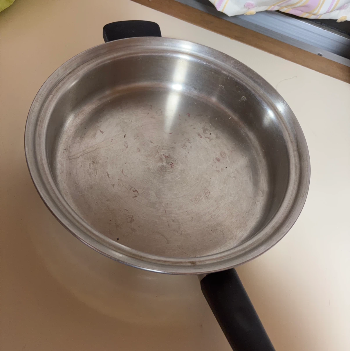 Amway  ステンレス製 大フライパン 蓋付きの写真2枚目