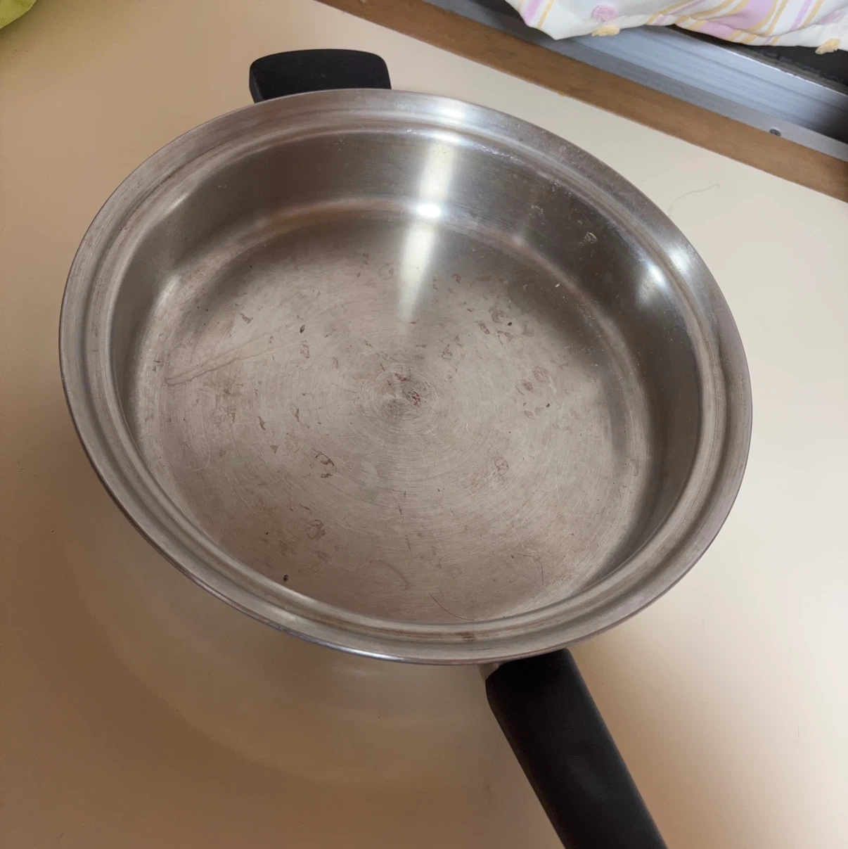 Amway ステンレス製 大フライパン 蓋付きの写真2枚目