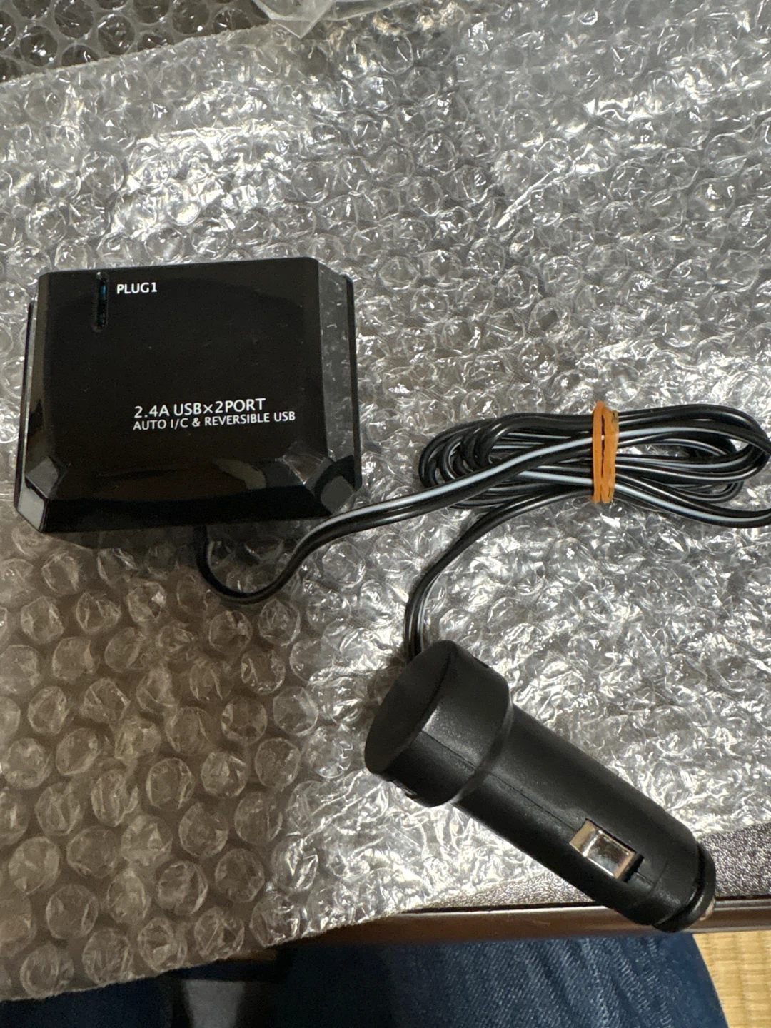 セイワ 車用 増設シガーソケット 1口 2USB（2.4A/リバーシブル）未使用