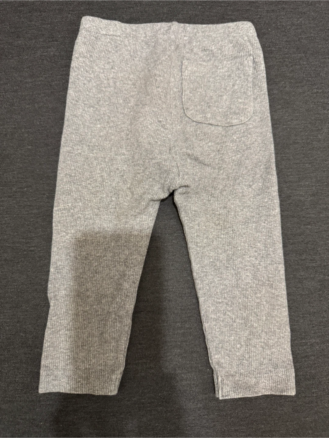 ユニクロ UNIQLO ベビーレギンス 80 リブ素材の写真2枚目