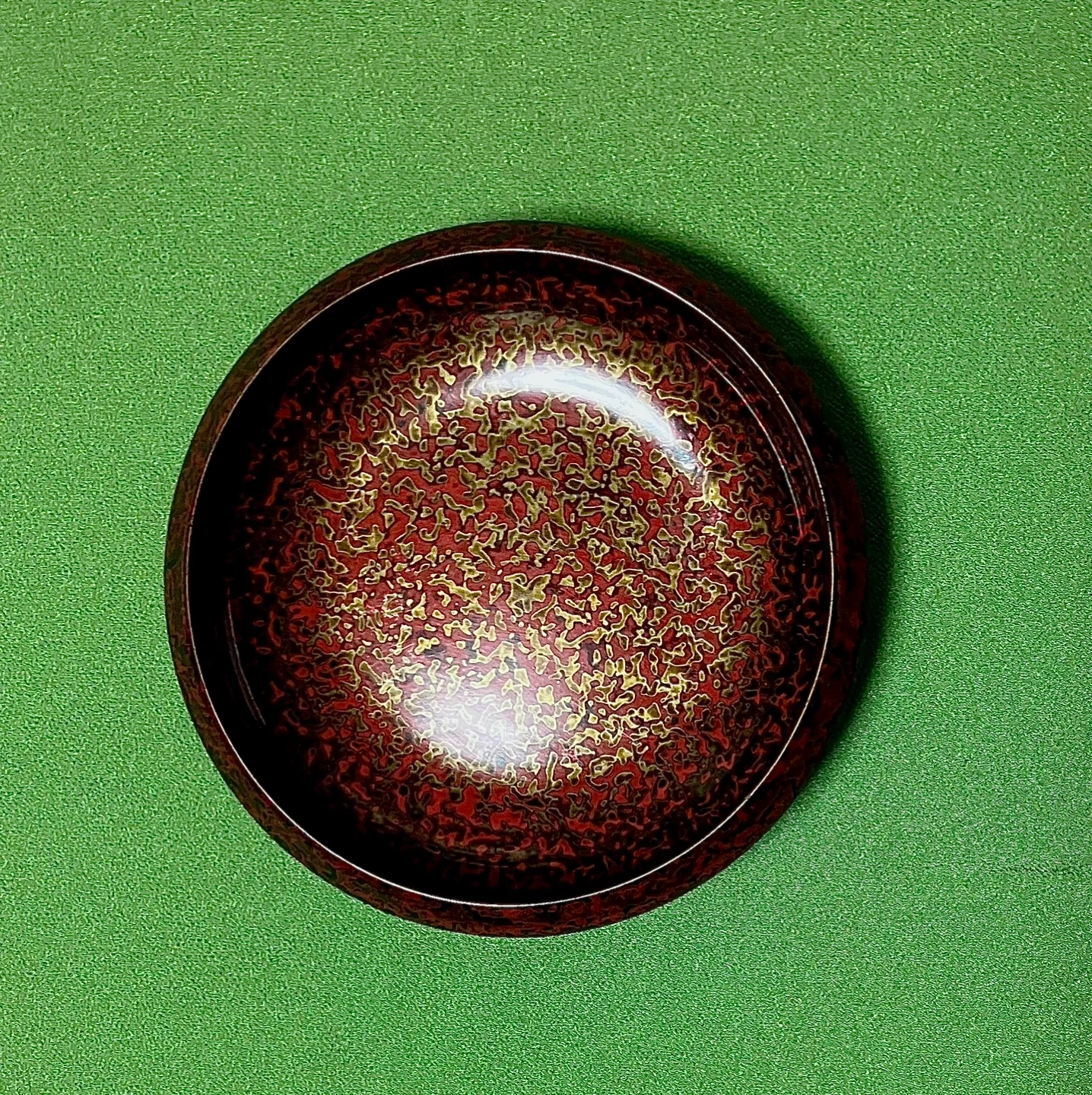 津軽塗 菓子器 皿 赤黒