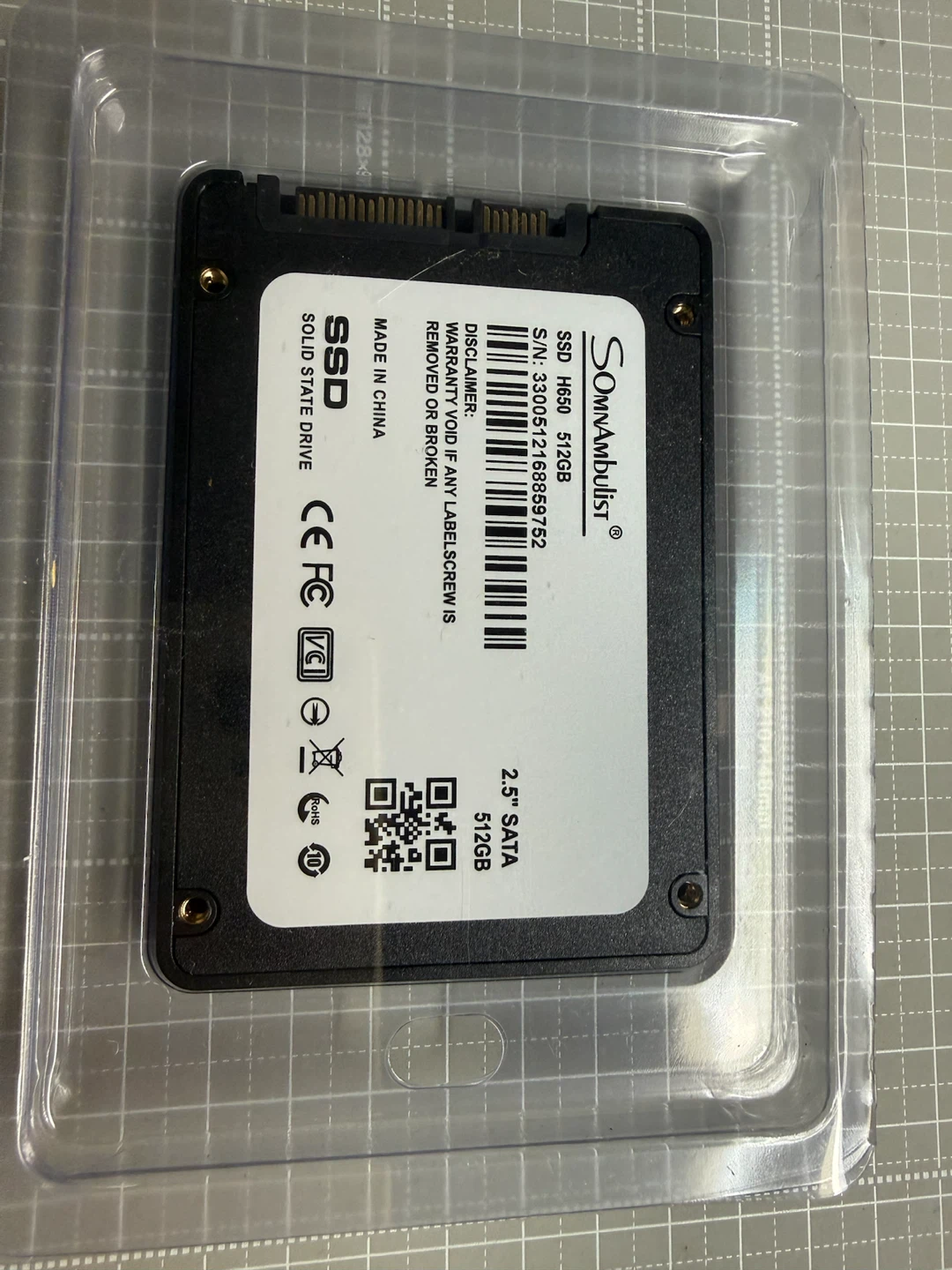 SomnAmbulist高速 SSD 512GB 2.5インチ ディスクドライブの写真2枚目