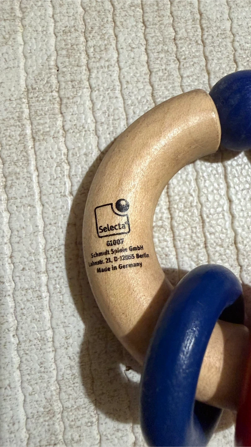 セレクタ 木製ラトル ドイツ製の写真2枚目