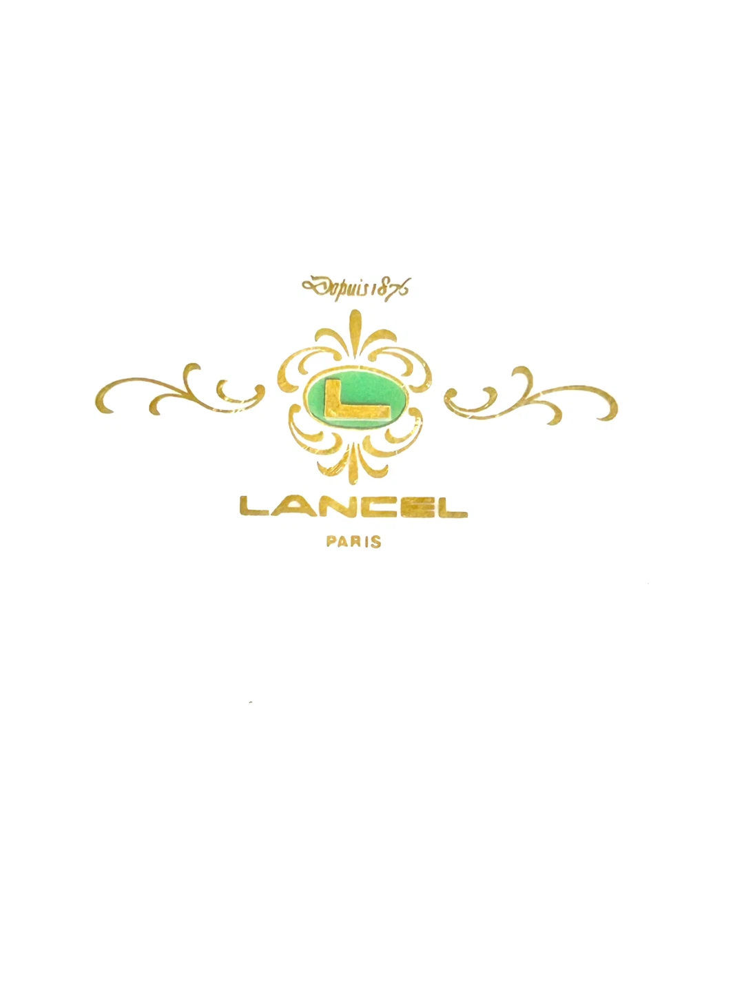 【美品】LANCEL ランセル 大皿 23cm エメラルドグリーン 金彩 前畑陶器の写真2枚目