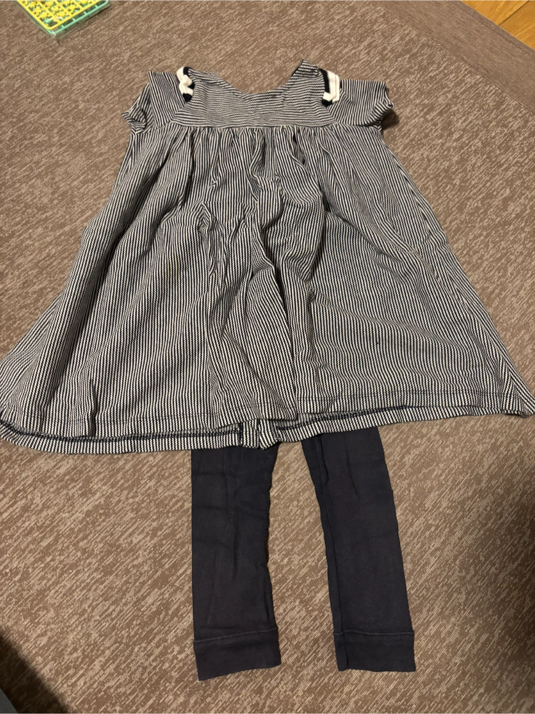 プチバトー ワンピース レギンスセット 86cm