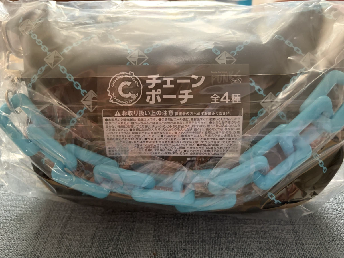 ポチャッコ チェーンポーチ 黒の写真2枚目