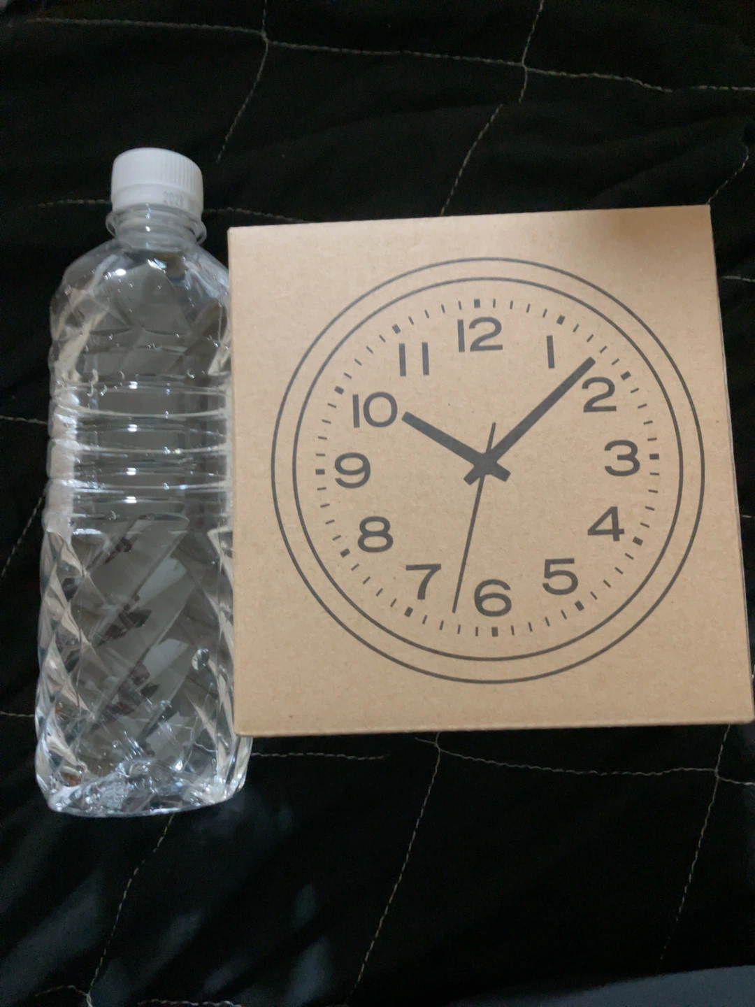 *新品未開封* 無印良品 アナログ時計・小 ブラックの写真5枚目