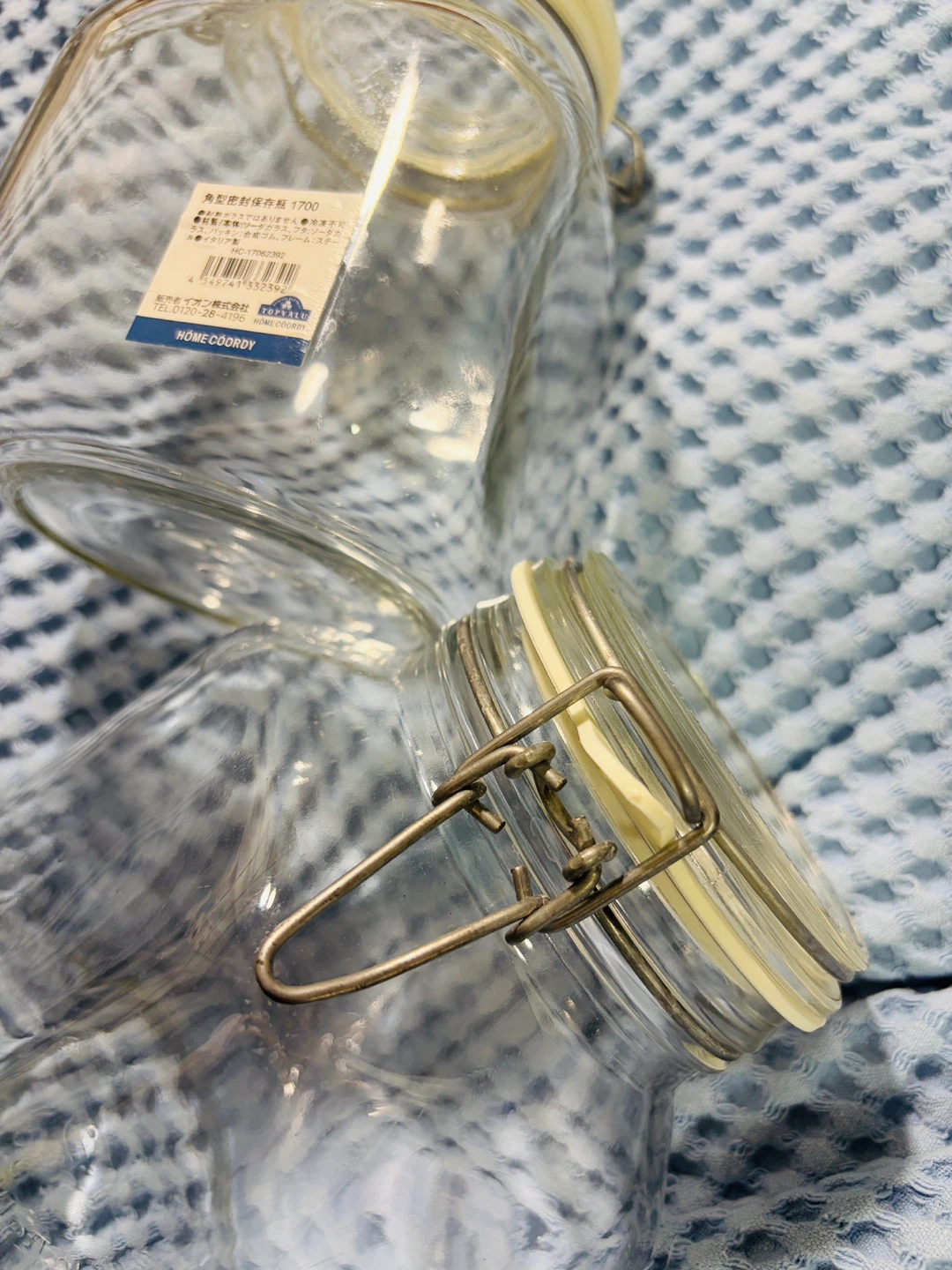 果実酒・角型密封保存瓶 1700ml 2個セットの写真2枚目