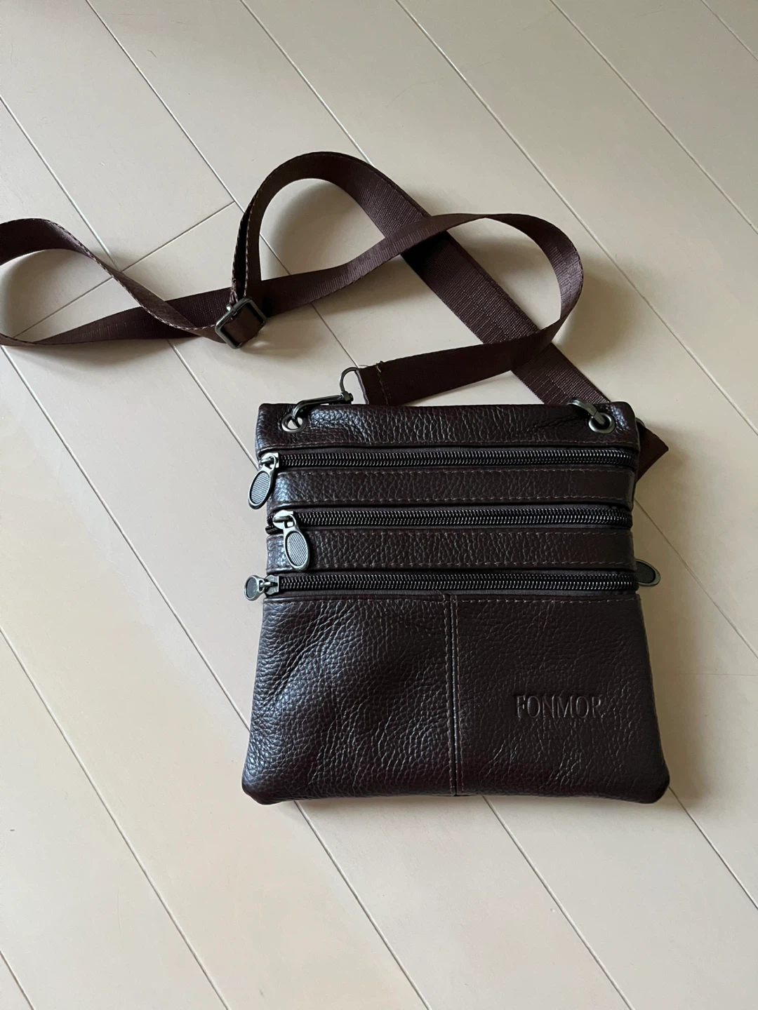 フォンモア ショルダーバッグ ブラウン レザー