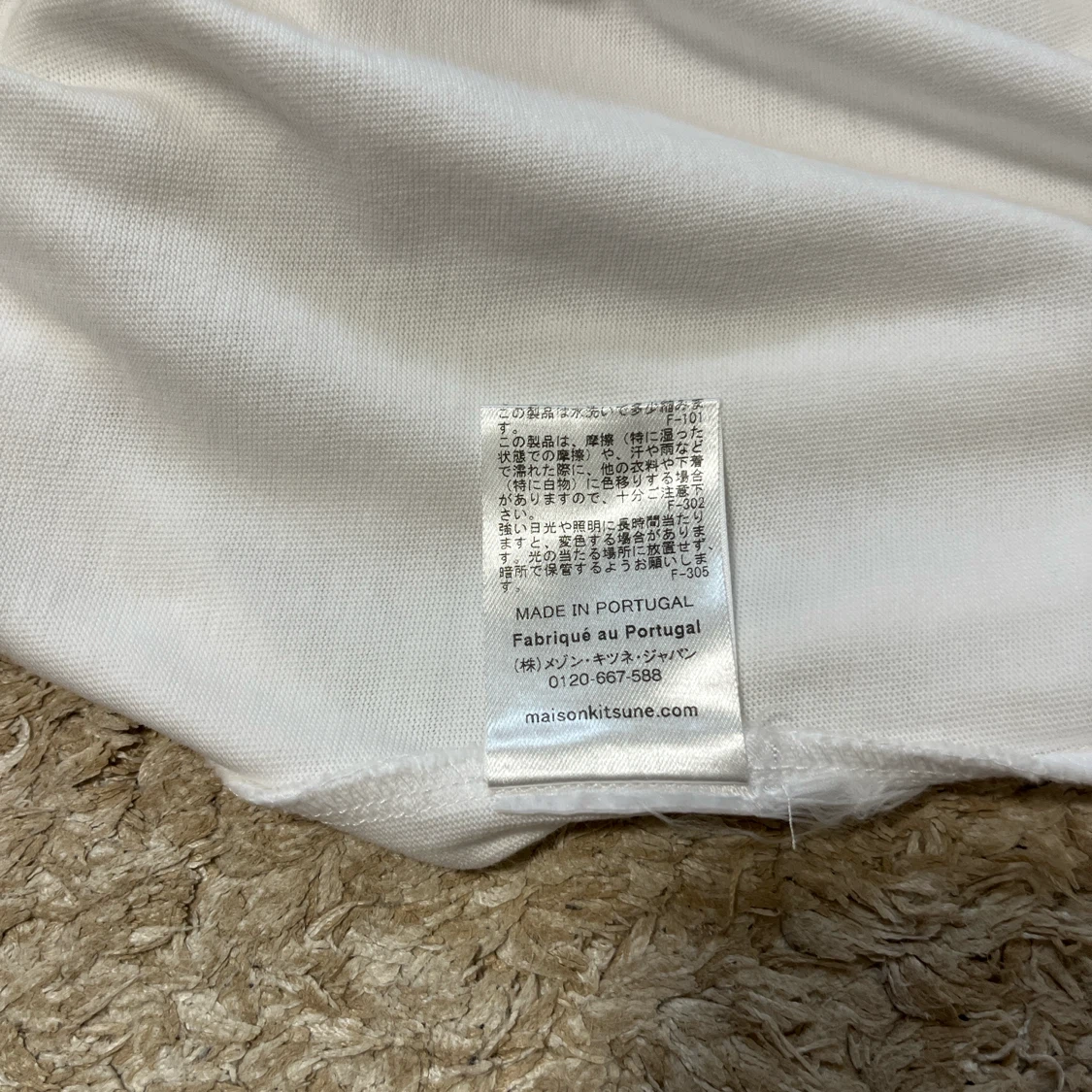 メゾンキツネ Tシャツ 白 Lサイズの写真4枚目
