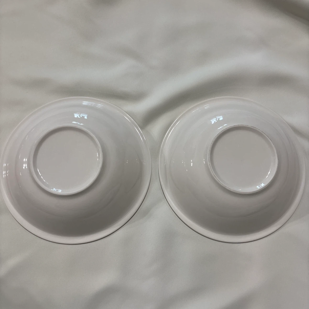 白いボウル 2個セット シンプルの写真2枚目
