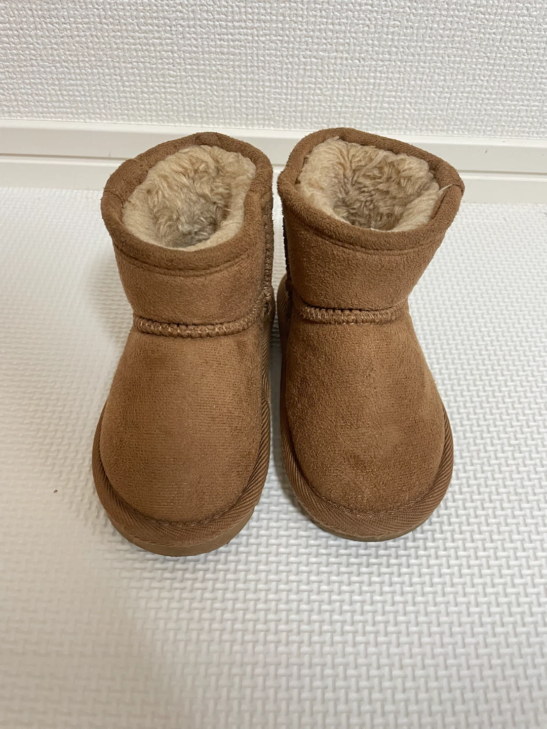 ブリーズ ムートンブーツ 茶 14.5cm