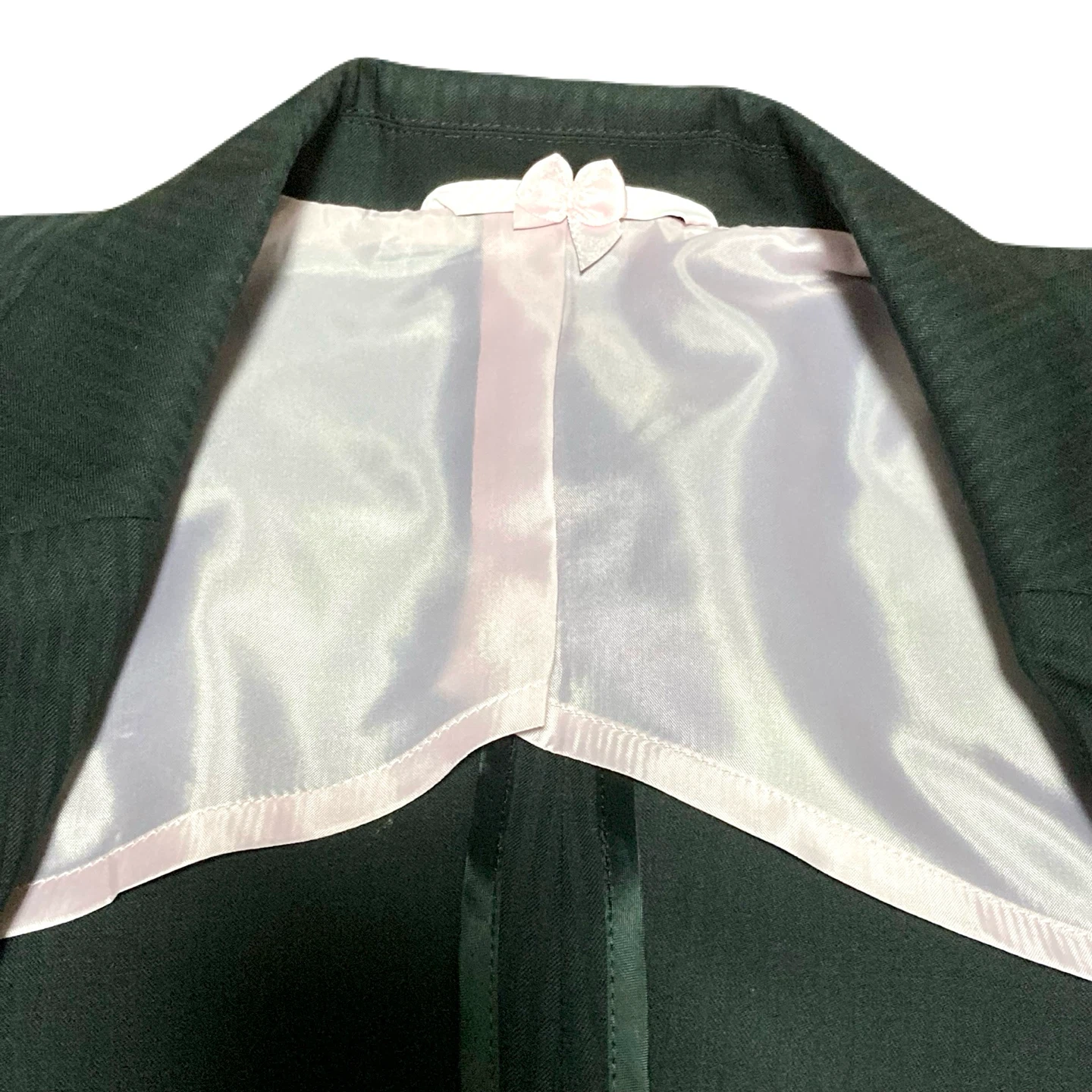 【美品】Perfect Suit レディーススーツ セットアップ ブラック ストライプ 7号 就活 内定式 入社式の写真3枚目