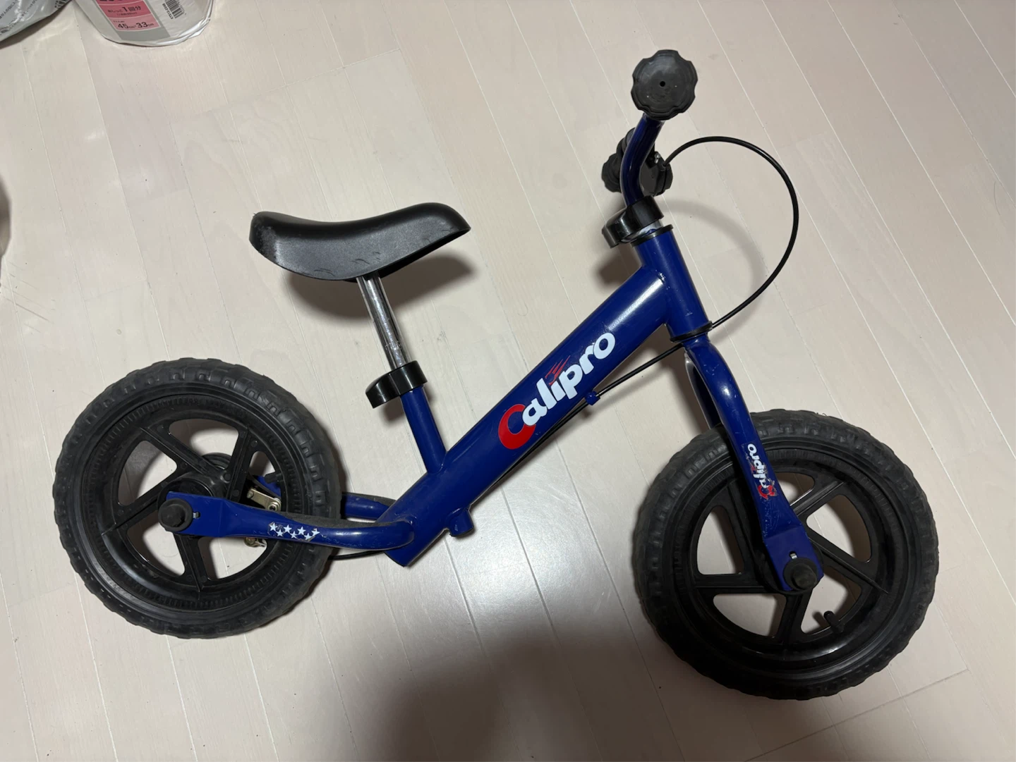 キャリプロ キッズ用バランスバイク 青