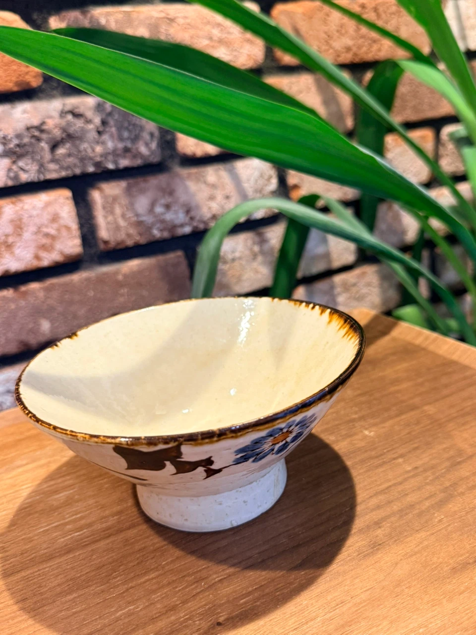 花柄 陶器 抹茶碗 茶碗 2個セットの写真3枚目