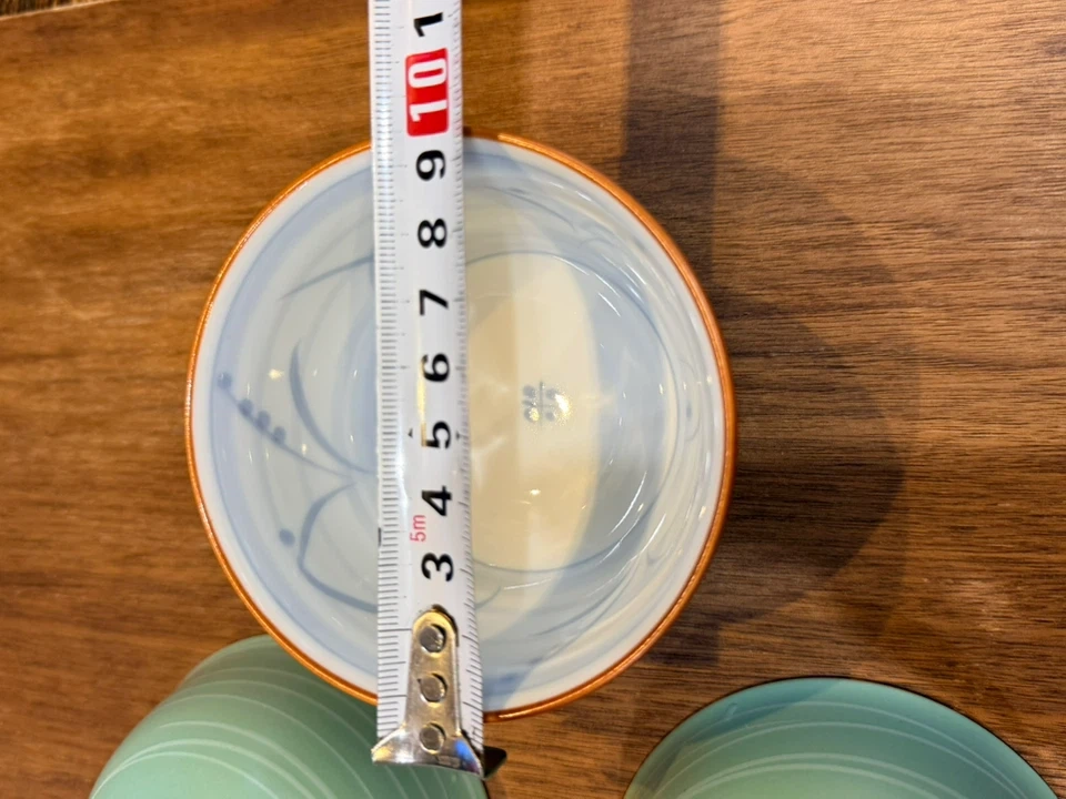 抹茶碗 3個セット 緑系 陶器 茶道具の写真8枚目