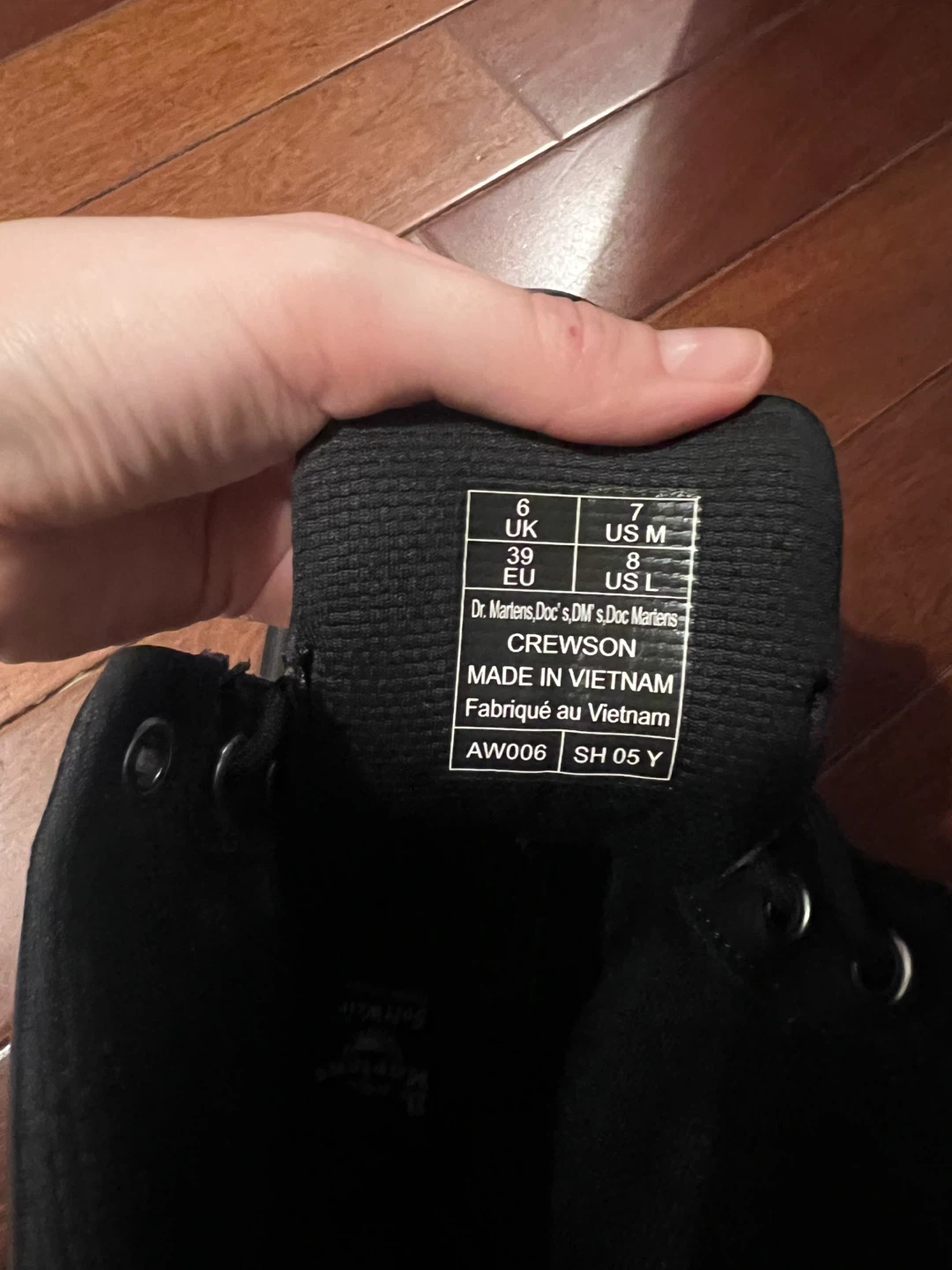Dr. Martens ドクターマーチン CREWSON 8ホールブーツの写真4枚目