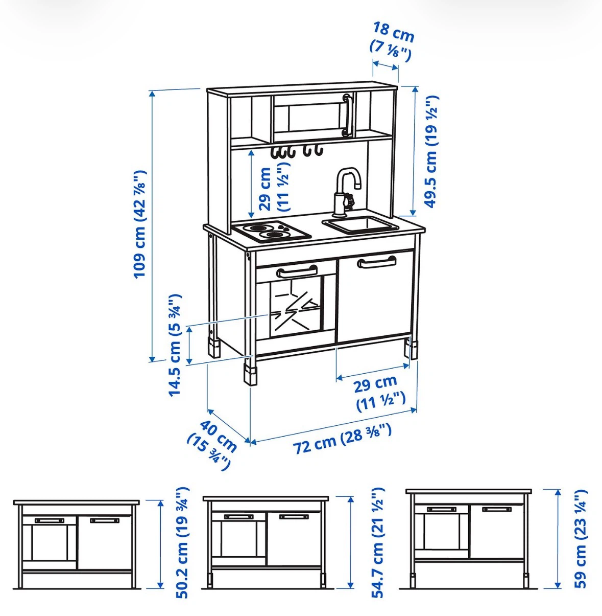 IKEA イケア DUKTIG（ドゥクティグ） おままごとキッチンの写真5枚目