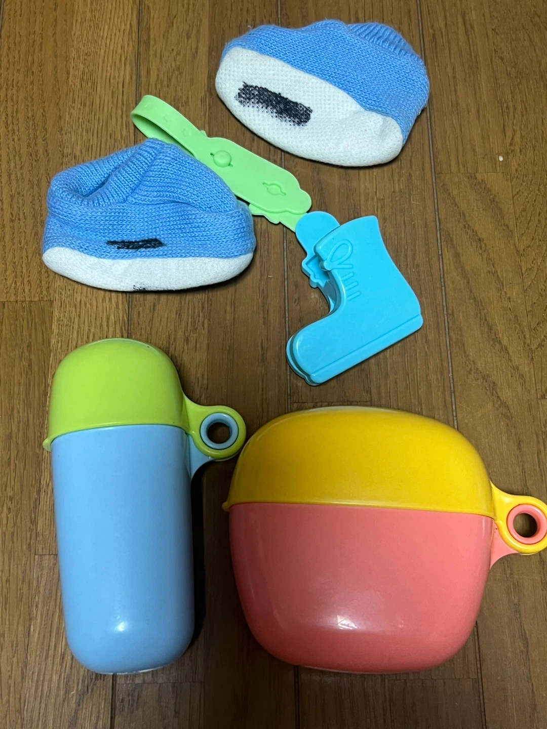 ベビー靴下 2足セット 記名あり