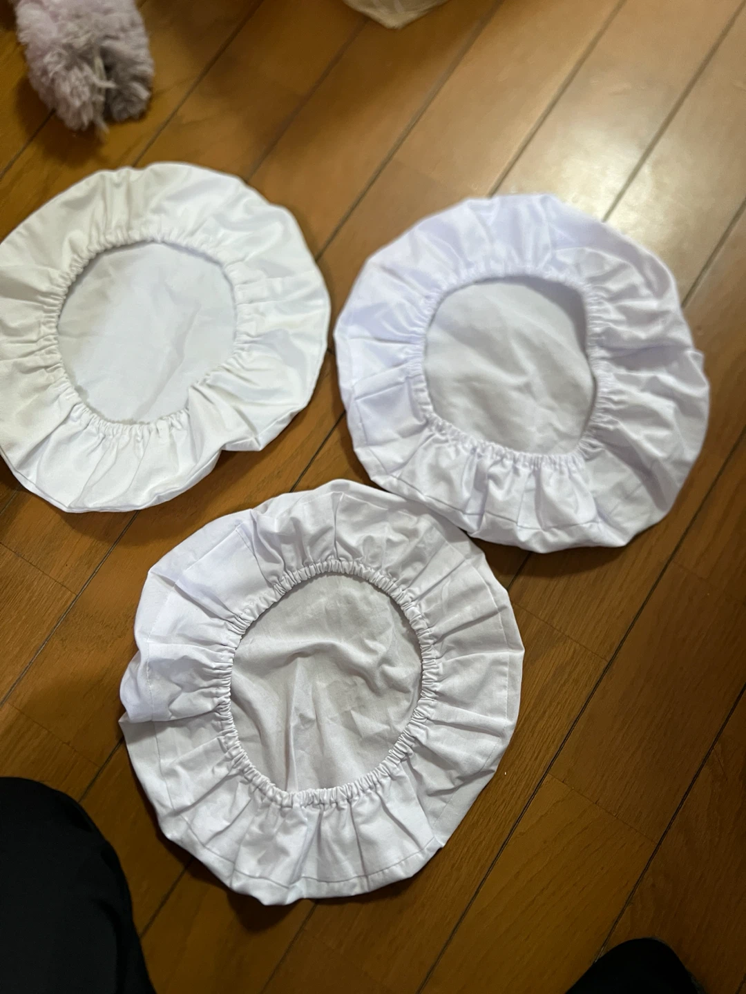 調理用帽子 白 3枚セット