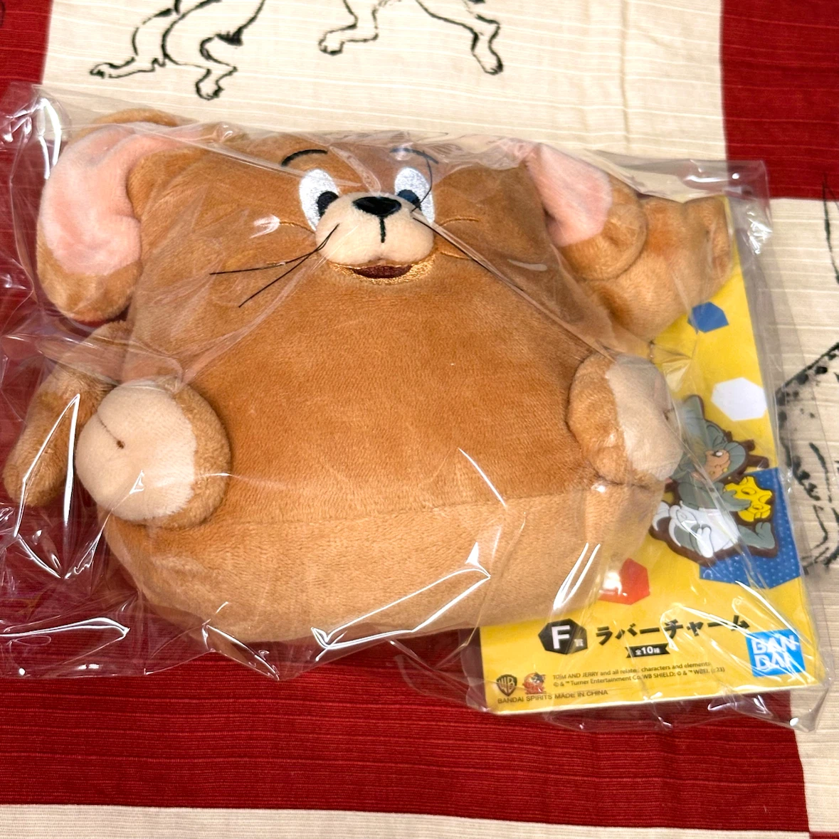 トムとジェリー ジェリー ぬいぐるみパスケース ラバーチャーム