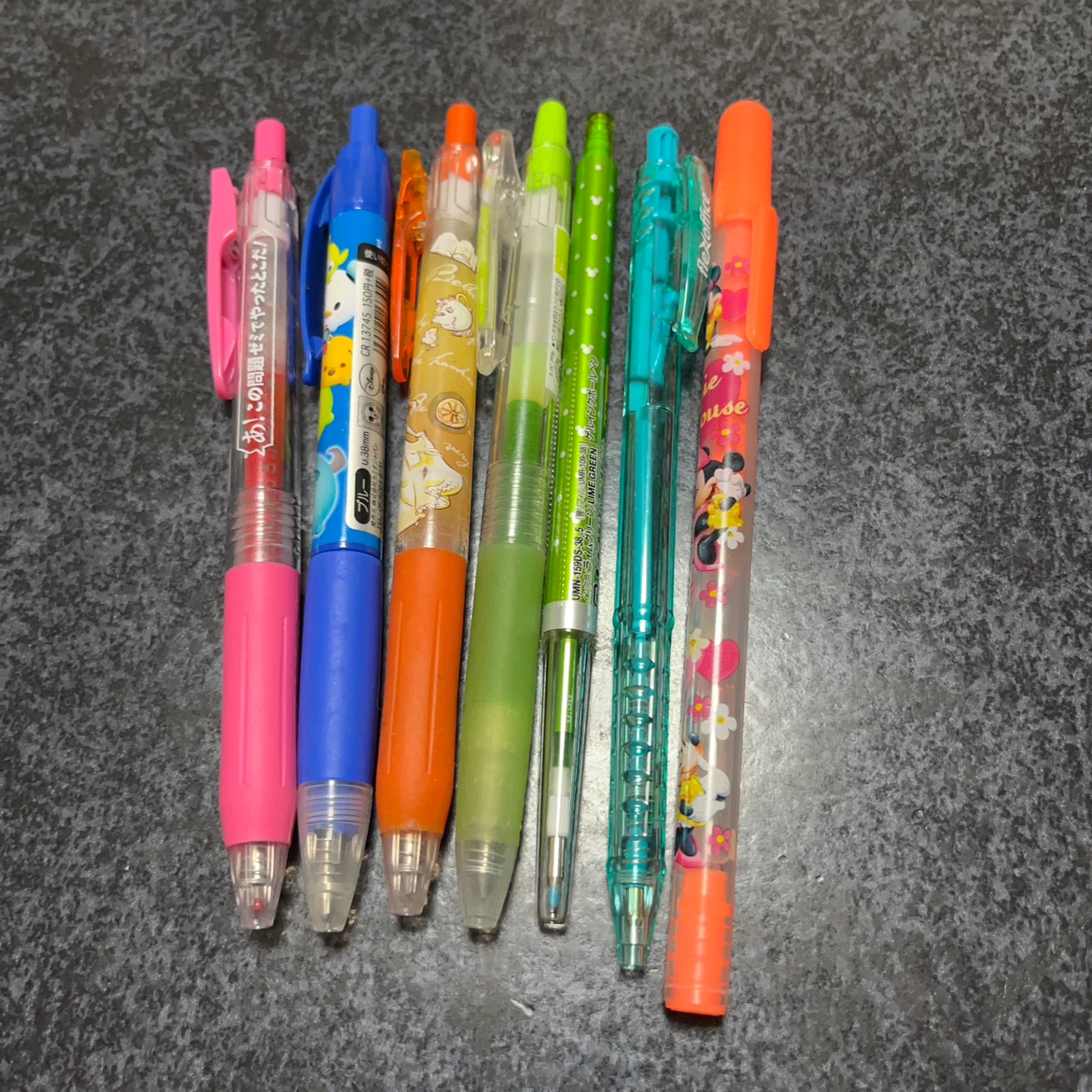 ボールペン 7本セット キャラクターデザイン