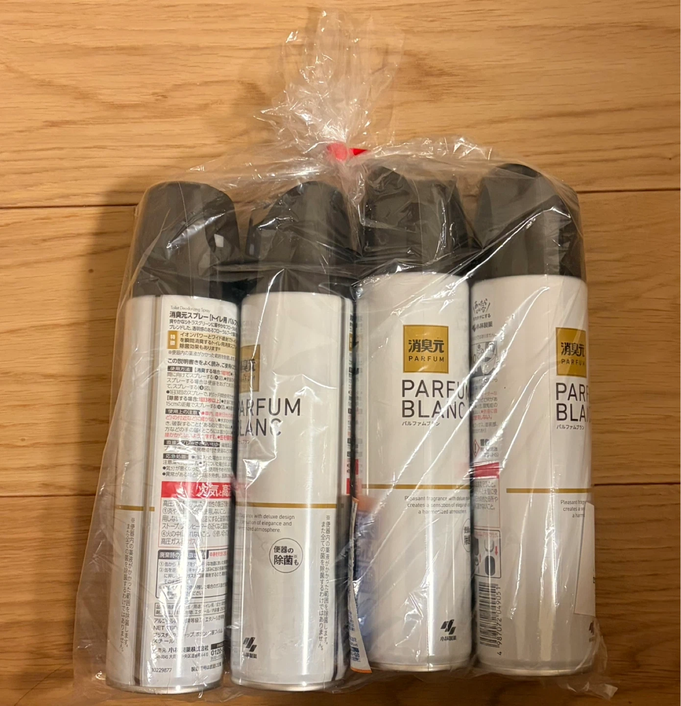 消臭元 トイレ用スプレー パルファムブラン 280ml×4本の写真3枚目