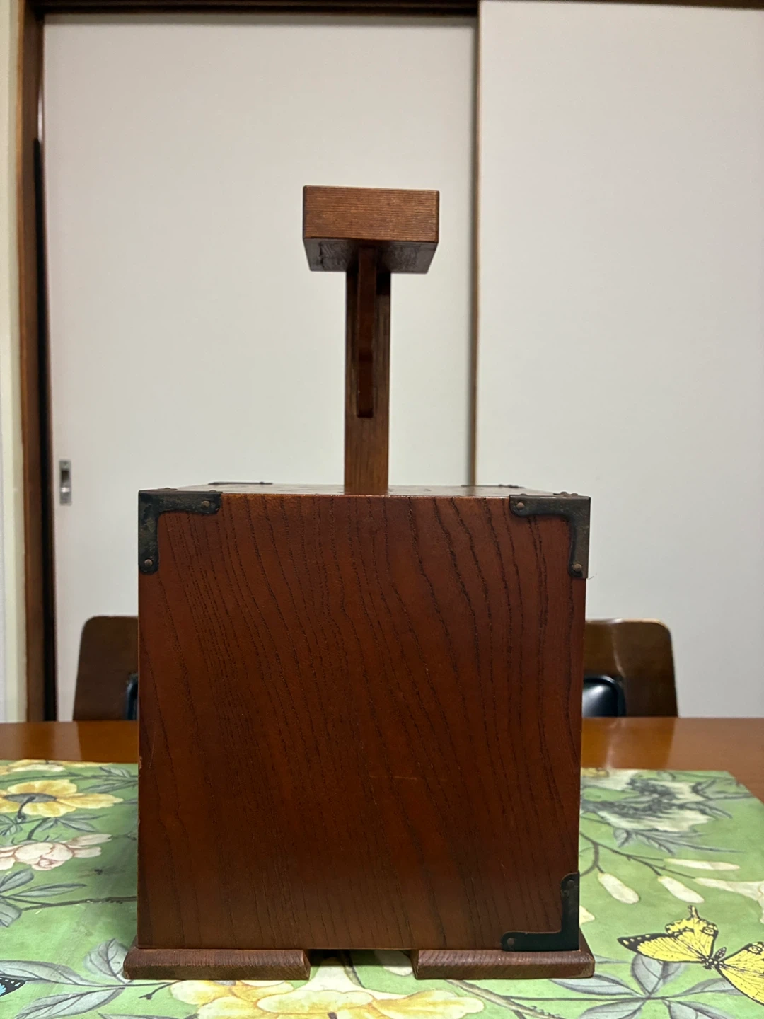 やぐら付き 裁縫箱 小引き出し けやき製の写真6枚目