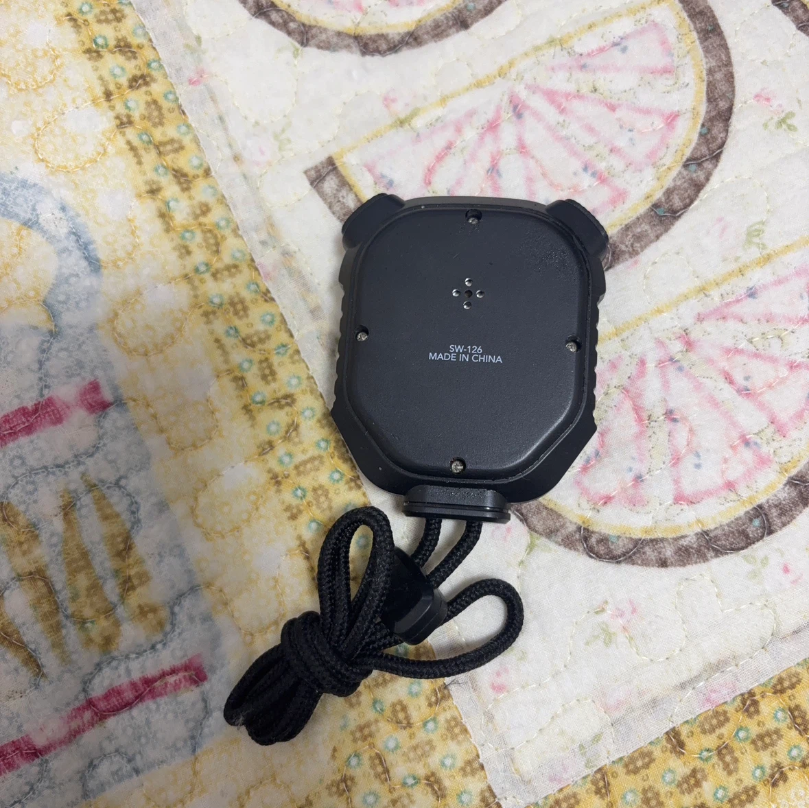 ドリテック ストップウォッチ SW-126 ブラックの写真2枚目