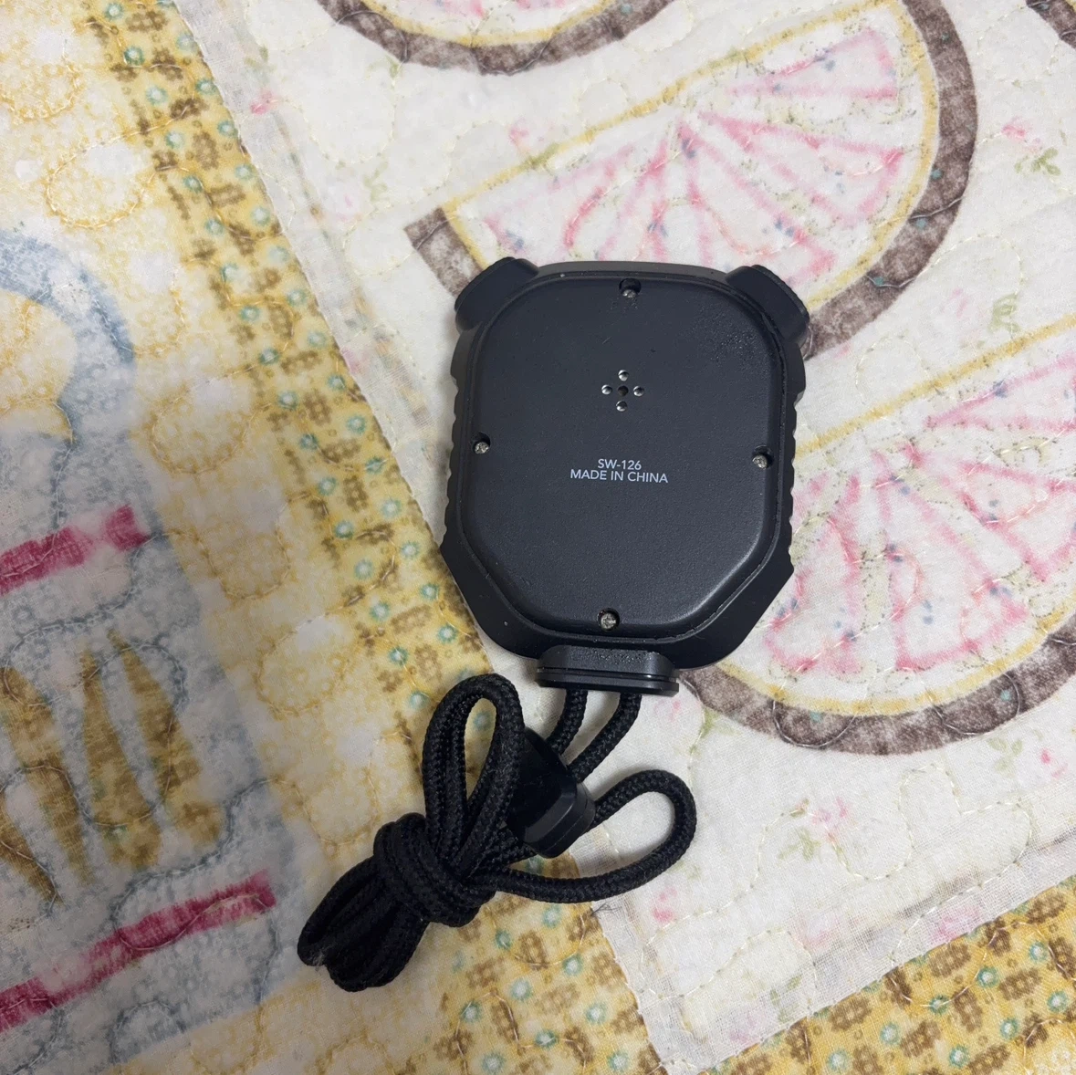 ドリテック ストップウォッチ SW-126 ブラックの写真2枚目